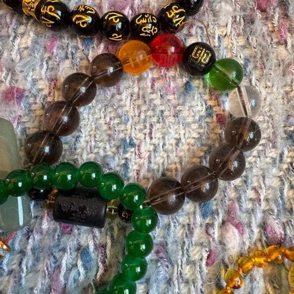 Colorful Beaded Bracelets Set - Picture 5 of 8